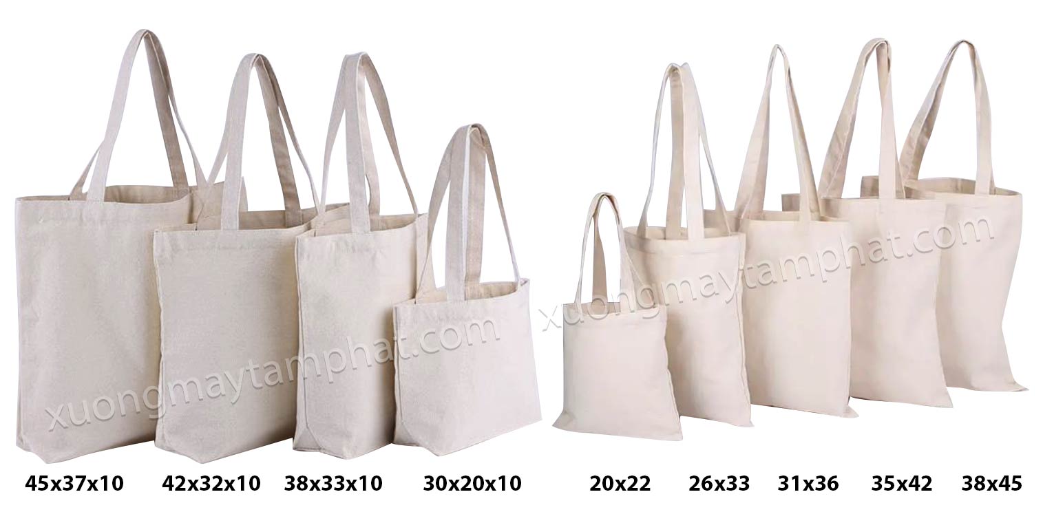 túi vải canvas tote thông dụng