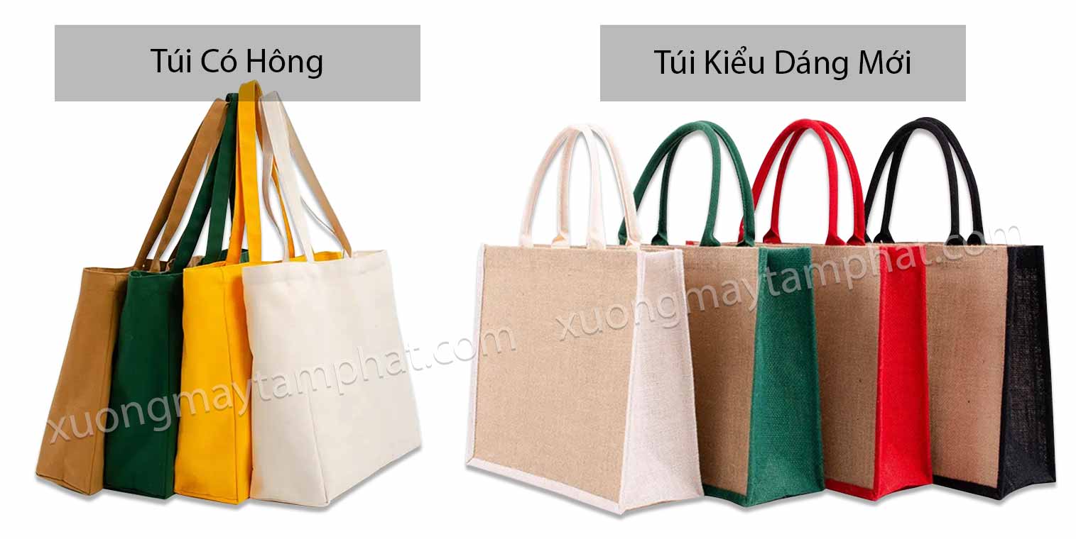 túi vải canvas có hông