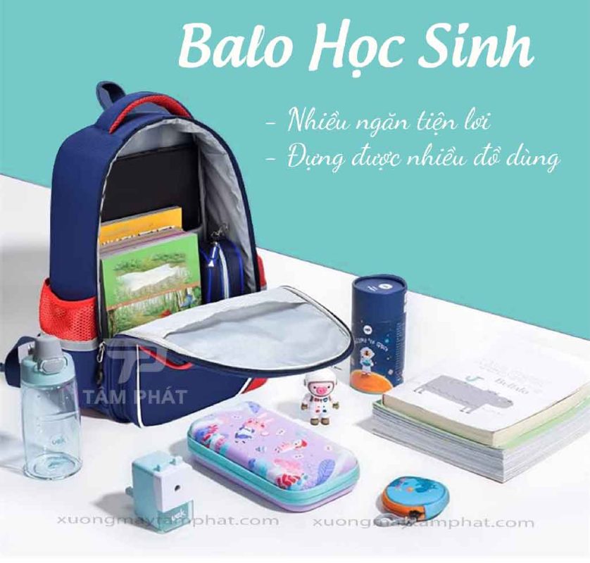 balo học sinh tiện lợi đựng được nhiều đồ