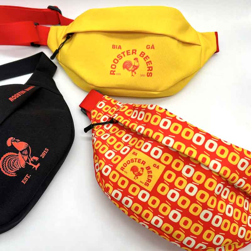 túi bao tử quà tặng doanh nghiệp in logo tại xưởng may Tâm Phát